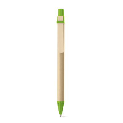 Kemični svinčnik iz kraft papirja z leseno sponko