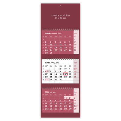 3-DELNI BARVNI S SPIRALO