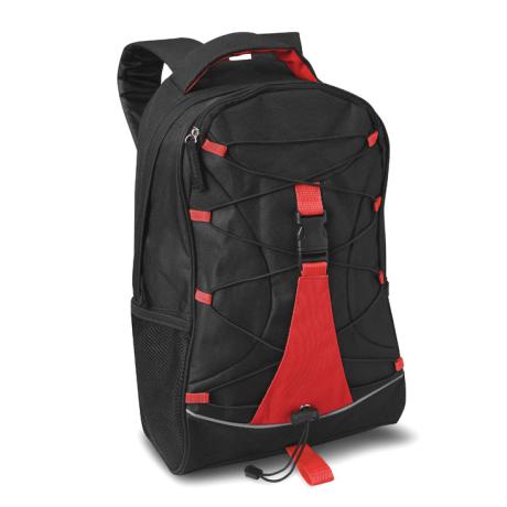 Nahrbtnik z mrežastimi žepi na obeh straneh