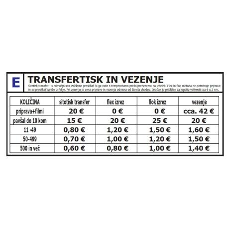 Vezenje in transferski tisk