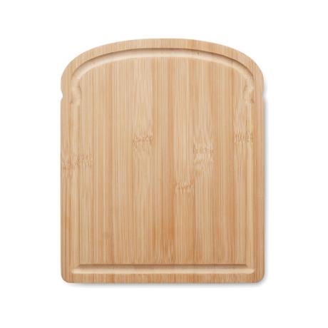Bambus deska v obliki kruha